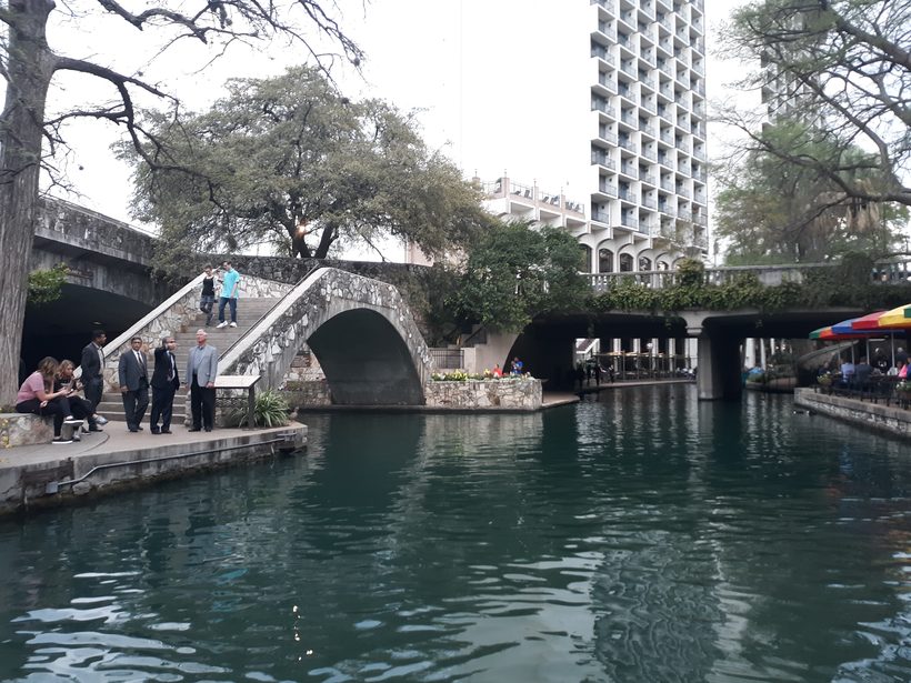 The San Antonio River Walk in Texas